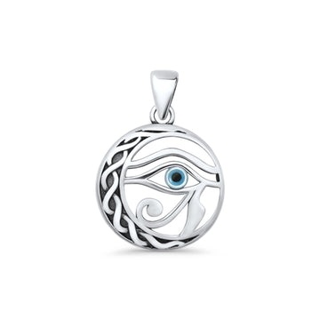 Eye of Horus & Evil Eye Pendant